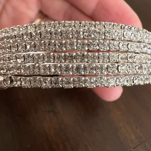 Anne Klein Crystal coil bracelet - Picture 2 of 5